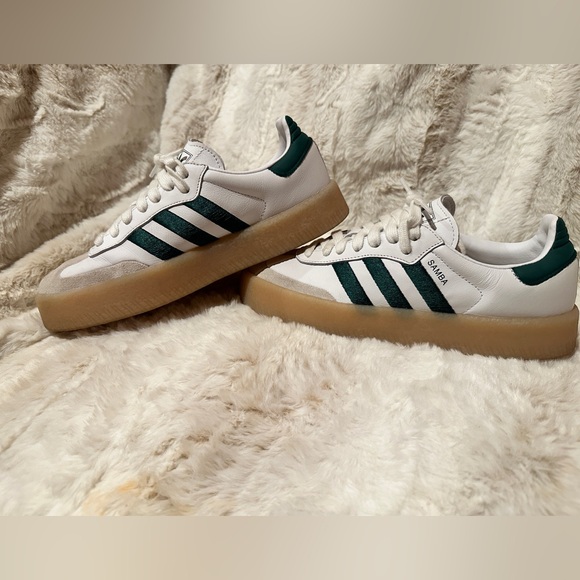 Adidas women’s sambae size 7 collegiate green platform - Picture 4 of 8